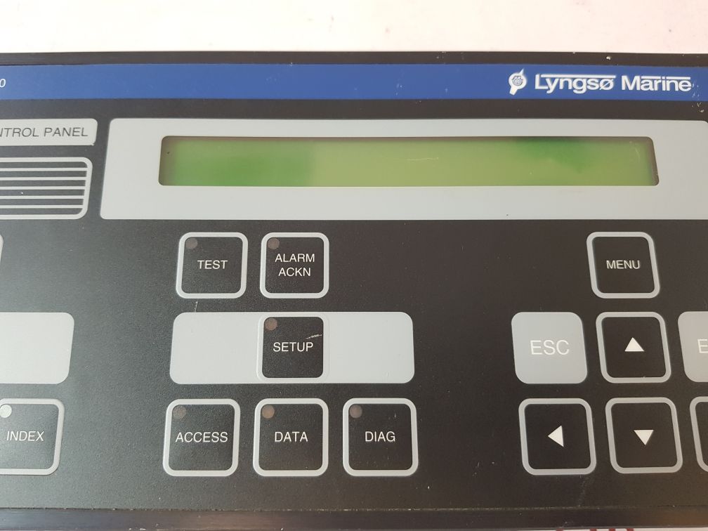 Lyngso Marine Egs 2000 Governor Control Panel 960170010