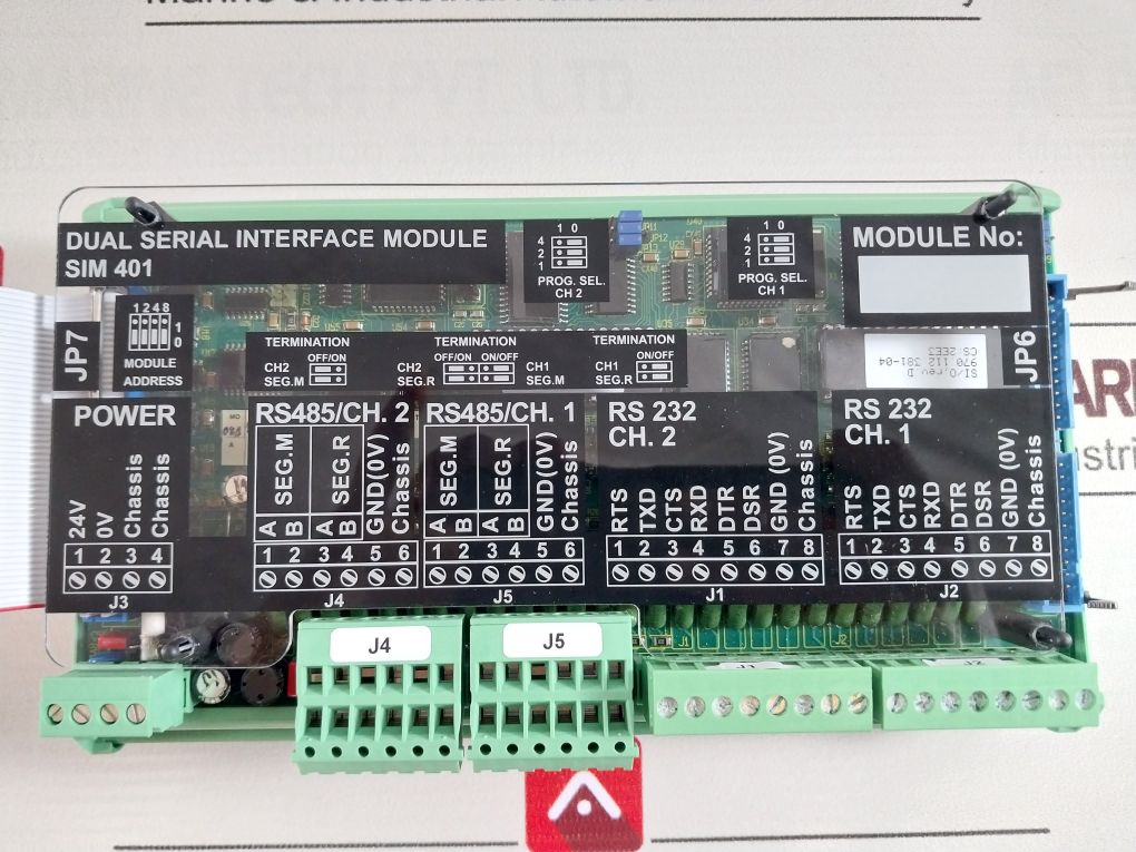 Lyngso Marine Sim 401 Dual Serial Interface Module 962.002.300/04-b