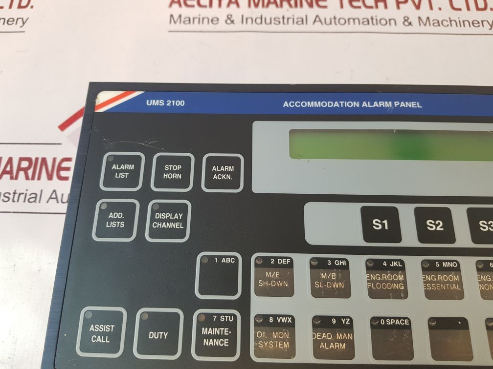 Lyngso Marine Ums 2100 Accommodation Alarm Panel 962005200