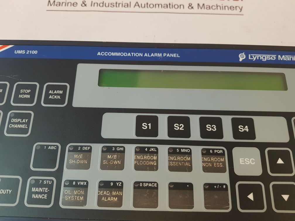 Lyngso Marine Ums 2100 Accommodation Alarm Panel 962005200