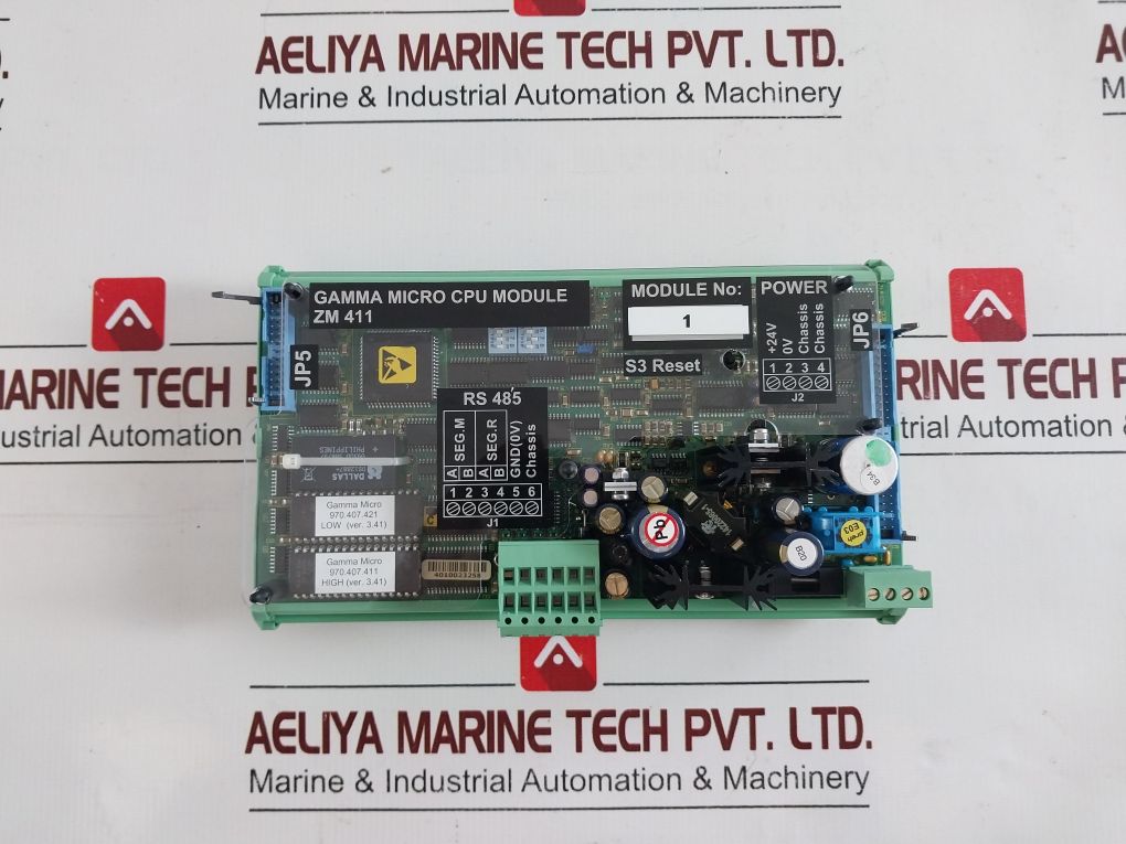 Lyngso Marine Zm 411 Gamma Micro Cpu Module 962.002.800.08
