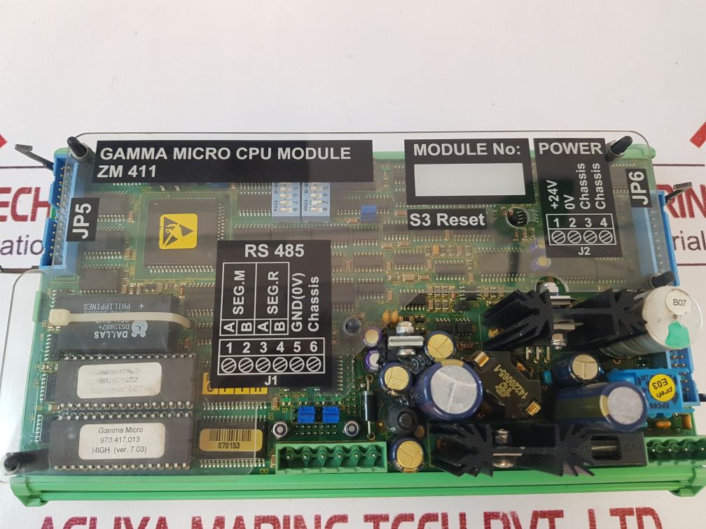 Lyngso Marine Zm 411 Gamma Micro Cpu Module 962.002.800.07
