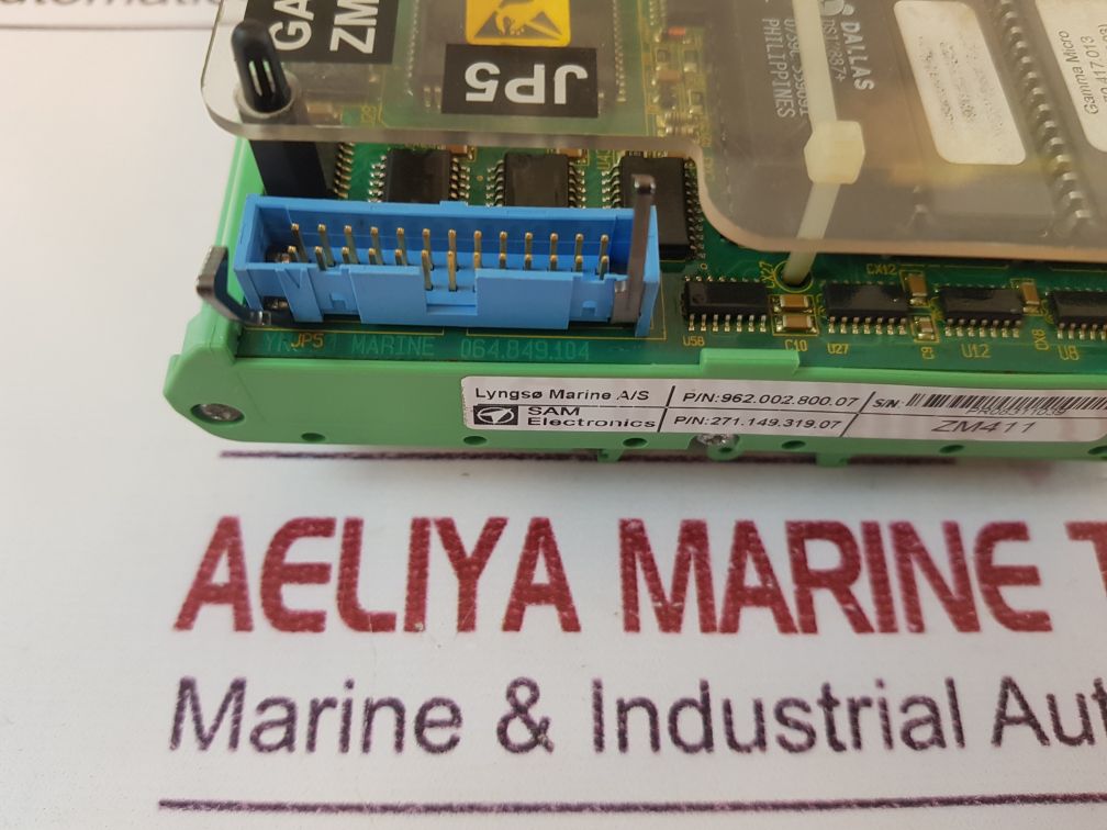 Lyngso Marine Zm 411 Gamma Micro Cpu Module 962.002.800.07
