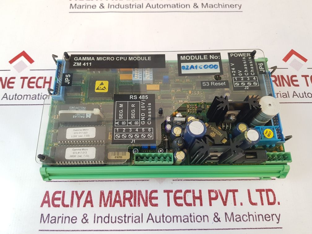 Lyngso Marine Zm 411 Gamma Micro Cpu Module 962.002.800E
