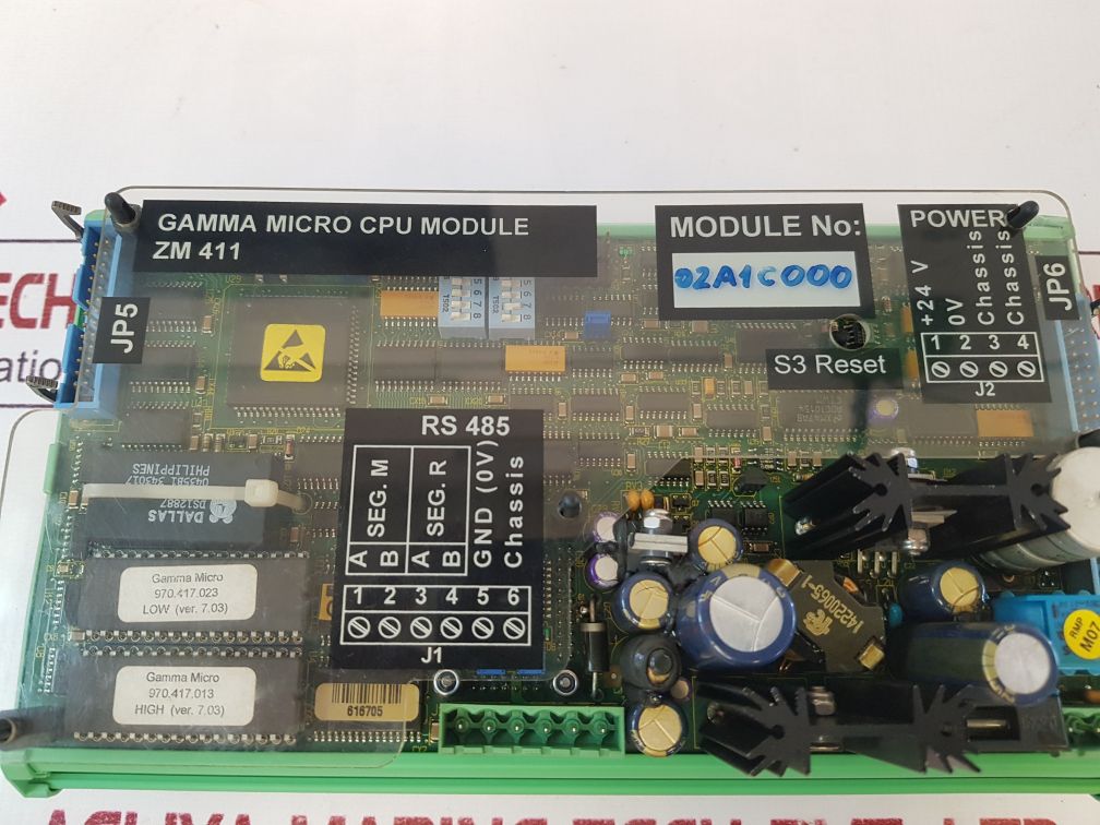 Lyngso Marine Zm 411 Gamma Micro Cpu Module 962.002.800E
