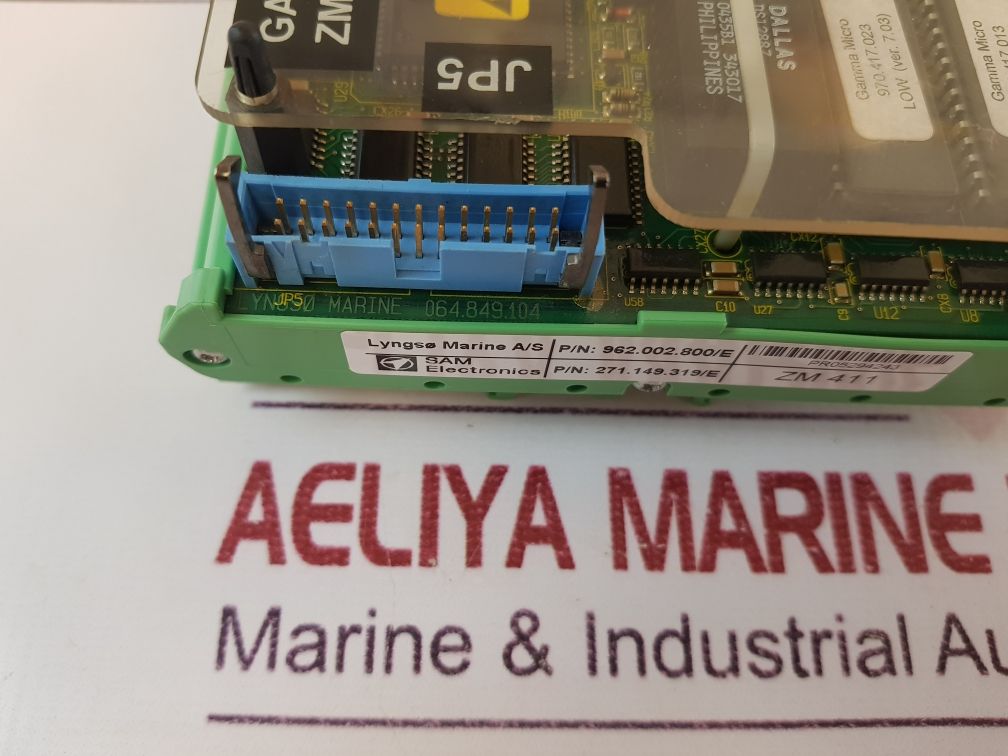 Lyngso Marine Zm 411 Gamma Micro Cpu Module 962.002.800E
