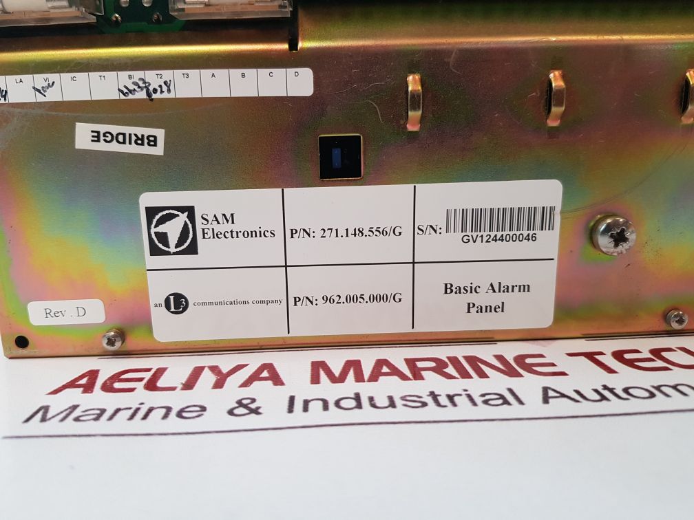 Lyngso MarineSam Electronics Ums 2100 Basic Alarm Panel