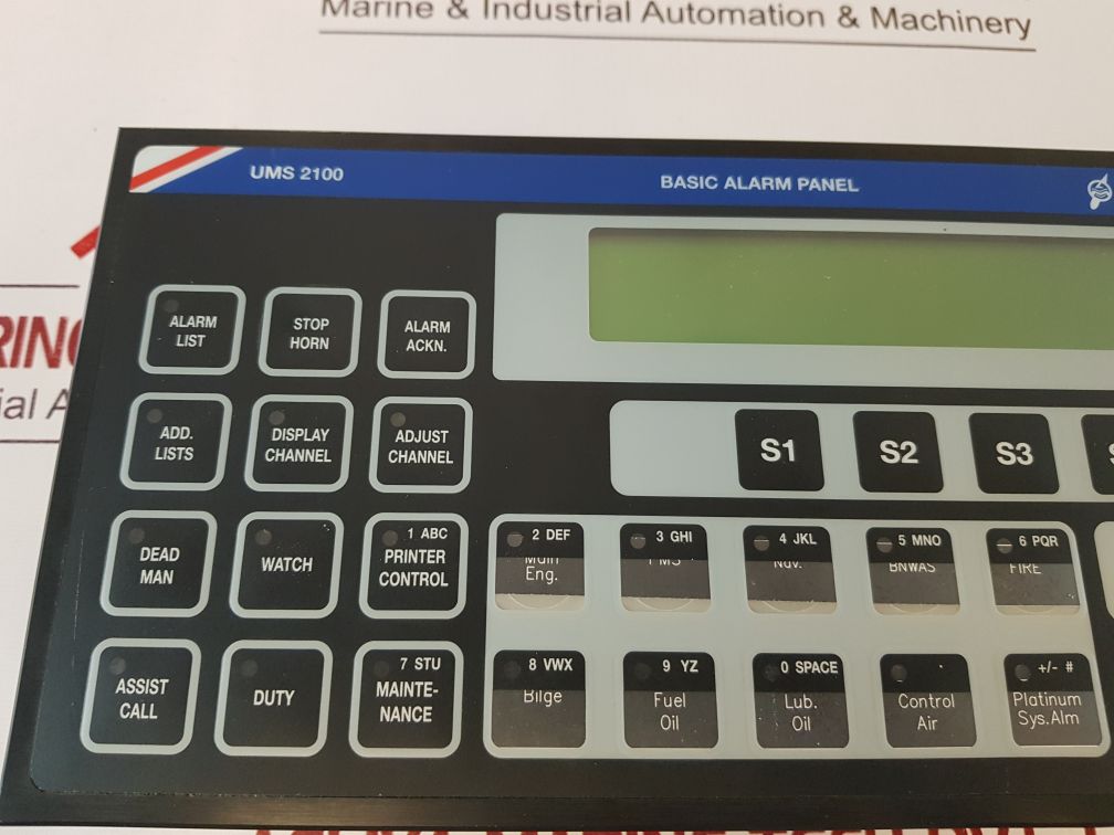 Lyngso MarineSam Electronics Ums 2100 Basic Alarm Panel