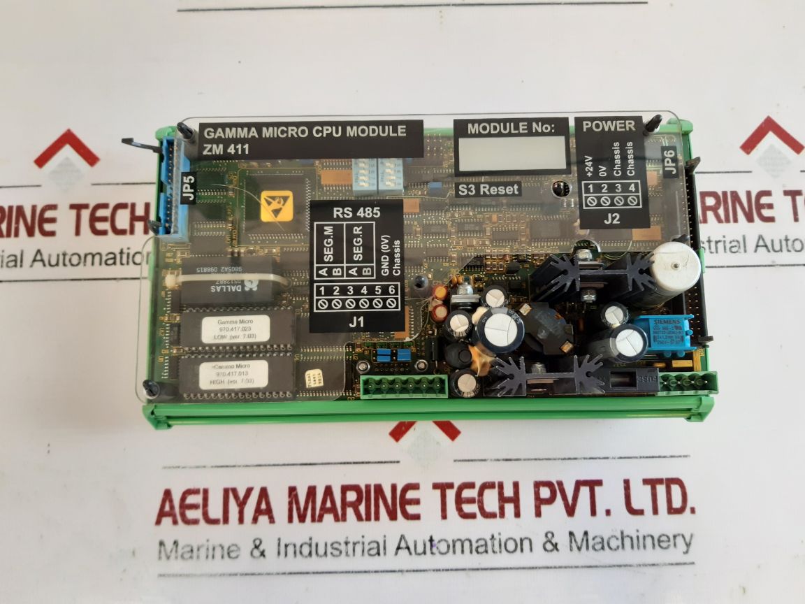 Lyngso MarineStn Atlas Zm 411 Gamma Micro Cpu Module
