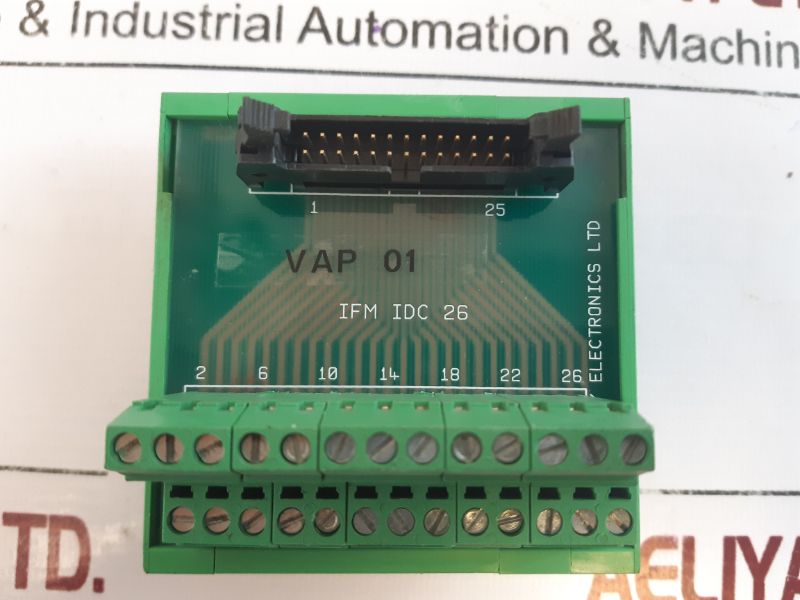 M-jay Electronics Ifm Idc 26 Terminal Block Interface Pcb Board
