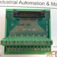 M-jay Electronics Ifm Idc 26 Terminal Block Interface Pcb Board
