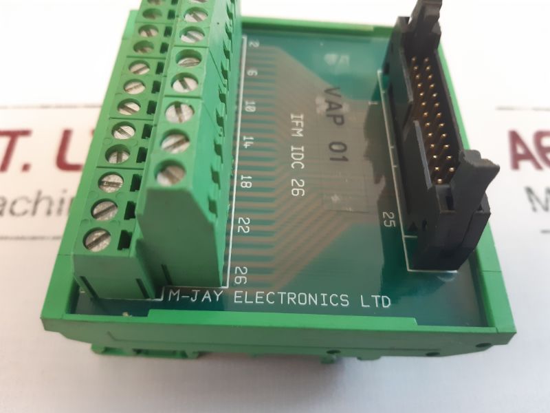 M-jay Electronics Ifm Idc 26 Terminal Block Interface Pcb Board
