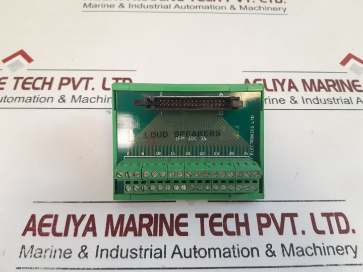 M-jay Electronics Ifm Idc 34 Terminal Block Interface Board
