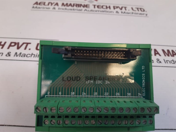 M-jay Electronics Ifm Idc 34 Terminal Block Interface Board
