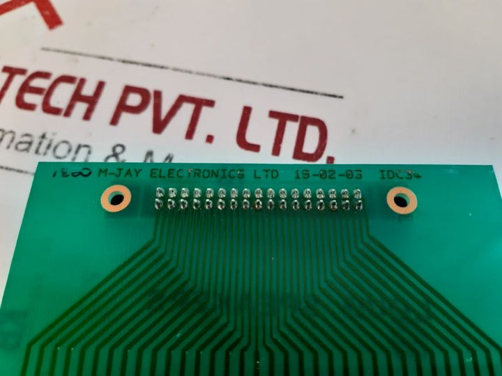 M-jay Electronics Ifm Idc 34 Terminal Block Interface Board
