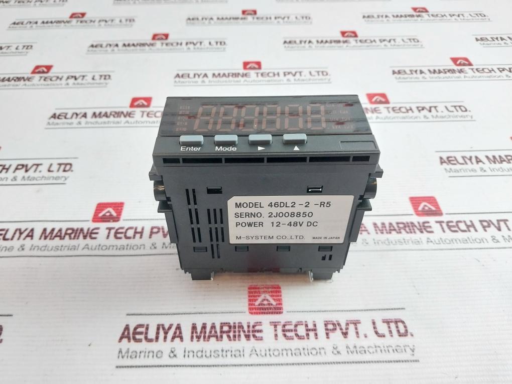 M-system 46Dl2-2-r5 Dc Voltage/Current Input Digital Panel Meter 46Dl2
