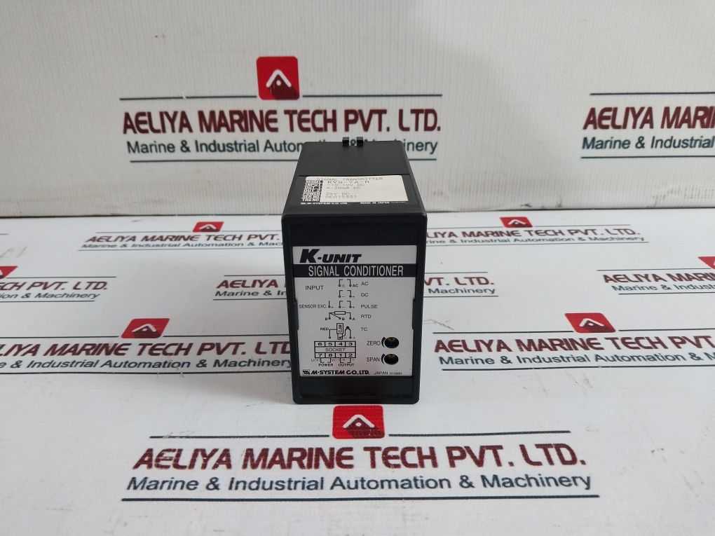 M-system Kvs-7A-r Signal Transmitter -10 -10V Dc 24V Dc