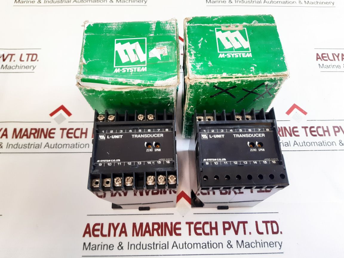 M-system L-unit Lwt-11A0-r Watt Transducer With Box 