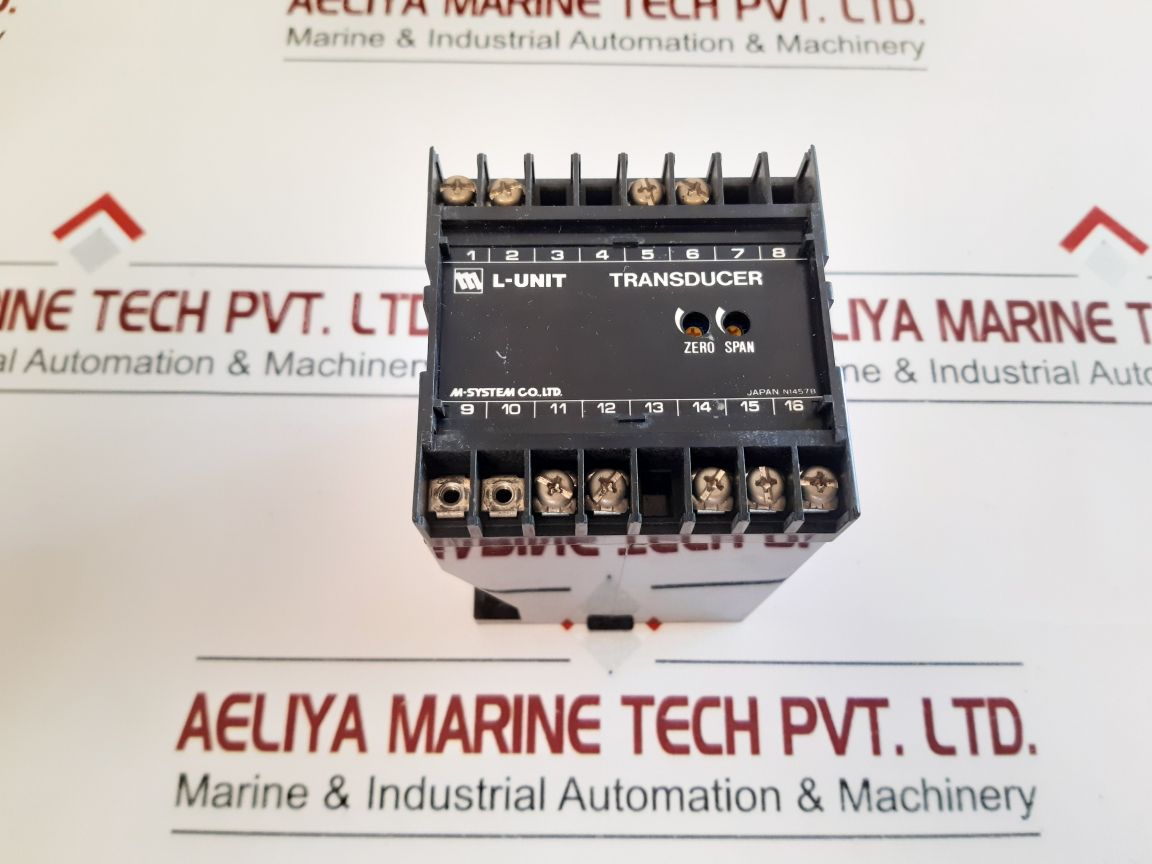 M-system L-unit Lwt-11A0-r Watt Transducer With Box 