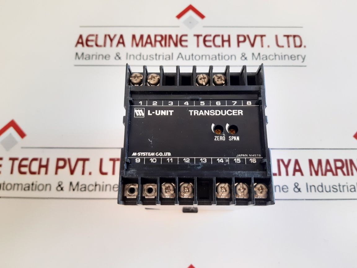M-system L-unit Lwt-11A0-r Watt Transducer With Box 