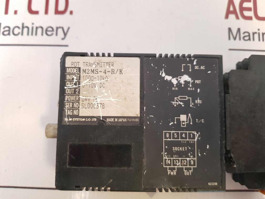 M-system M2Ms-4-r/K Potentiometer Transmitter
