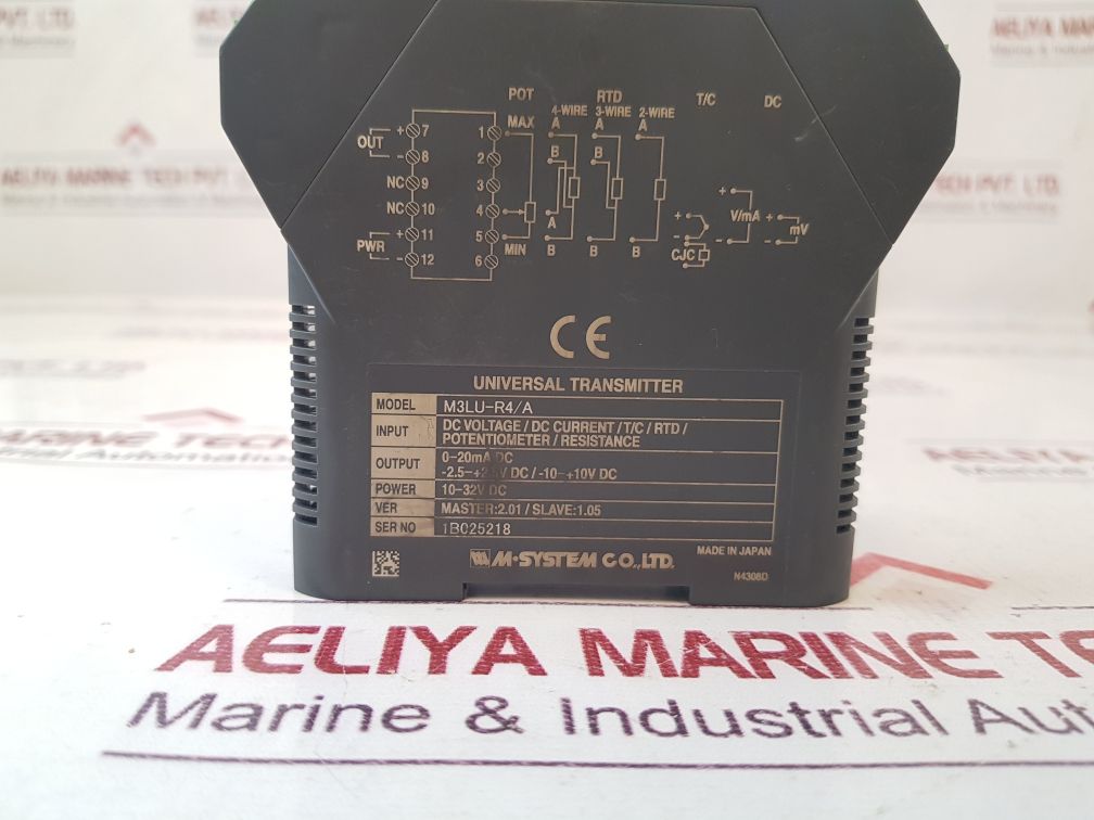 M-system M3Lu-r4/A Universal Transmitter Ver:Master:2.01