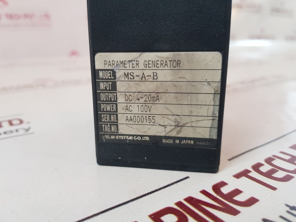 M-system Ms-a-b Parameter Generator