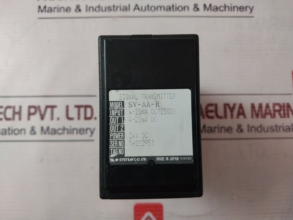 M-system Sv-aa-r Signal Transmitter 4-20Ma Dc