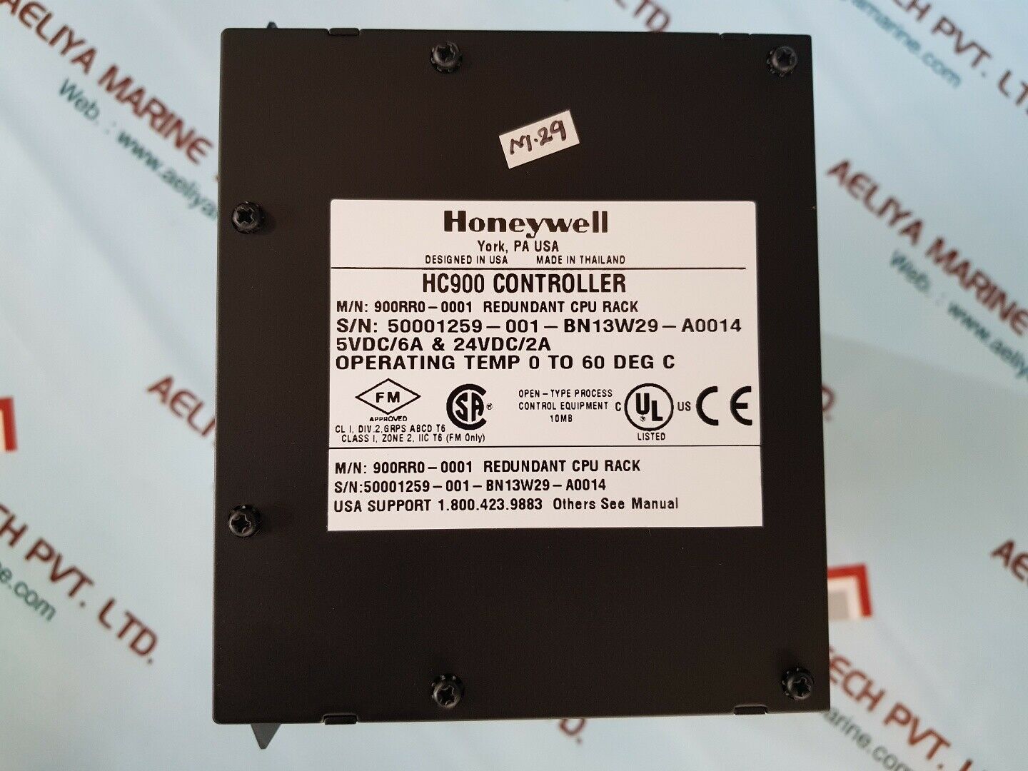 Honeywell Hc900 Controller Redundant Cpu Rack 900Rr0-0001