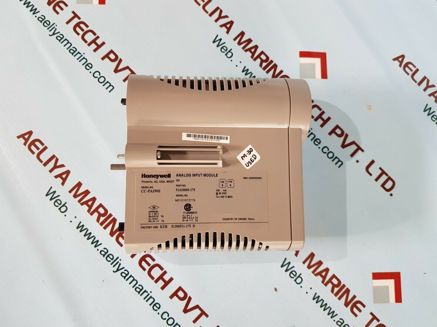 Honeywell cc-paIn01 analog input module 51410069-175