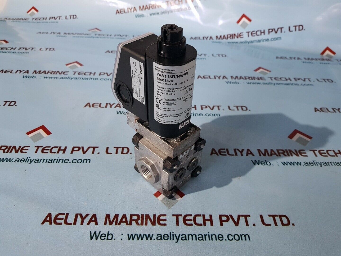 Krom schroder vas115r/nwsr gas solenoid valve