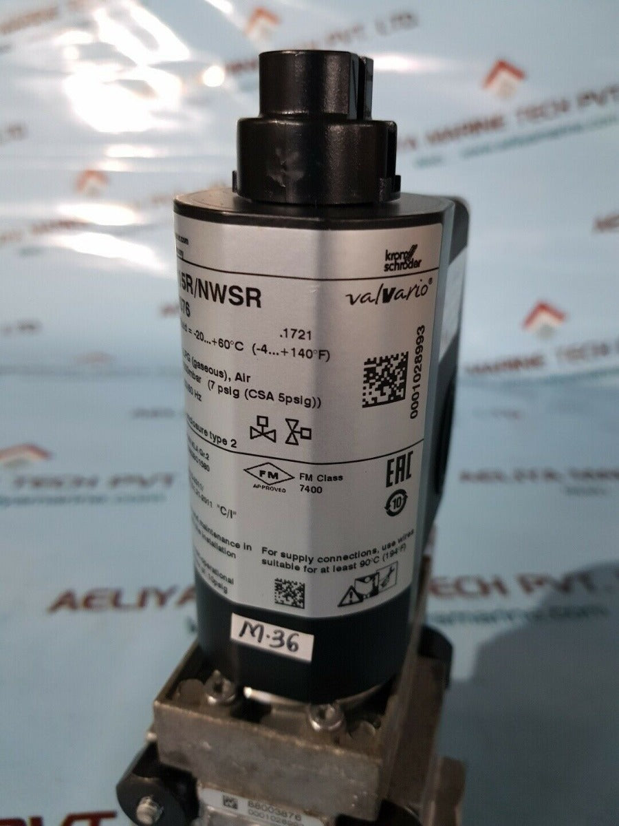 Krom schroder vas115r/nwsr gas solenoid valve