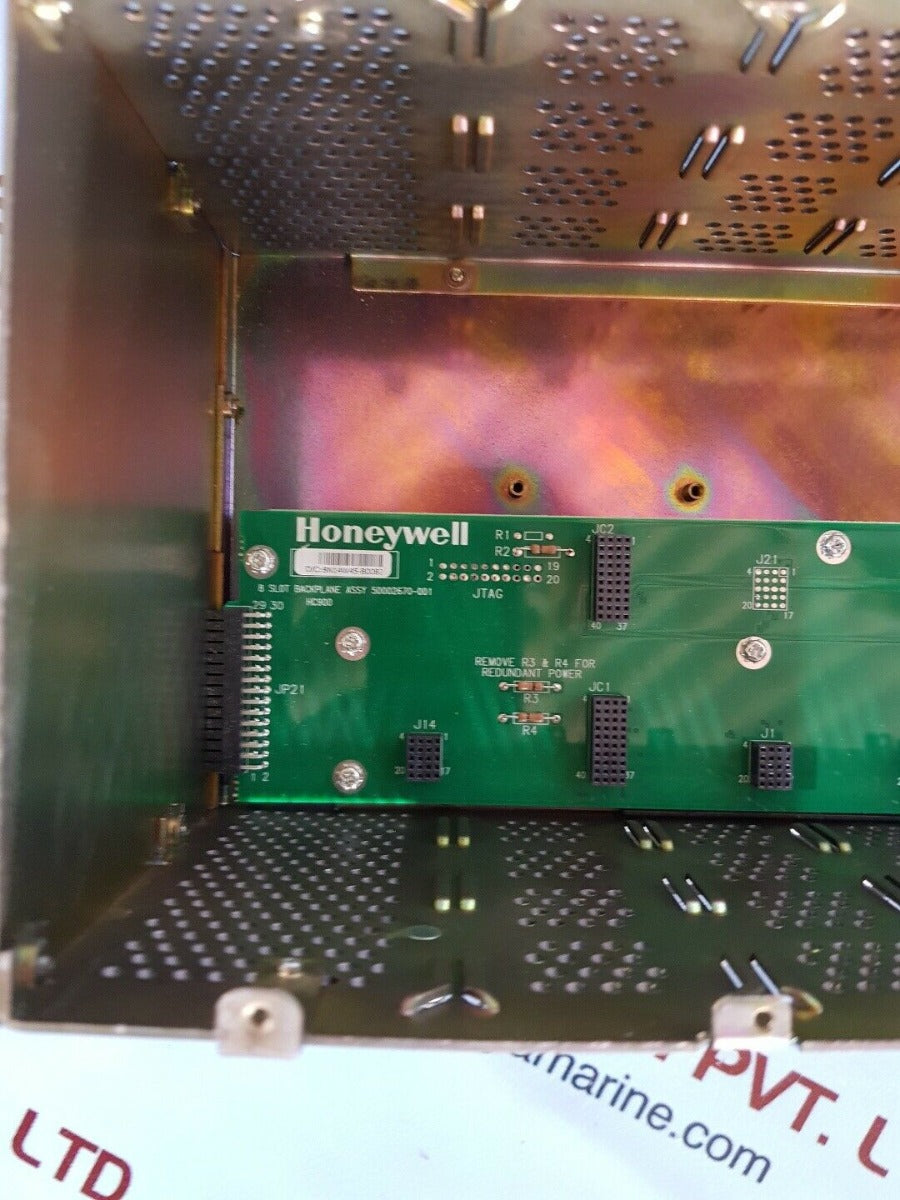 Honeywell 900r08-0101 8 i/o slot rack 5vdc/6a & 24vdc/2a