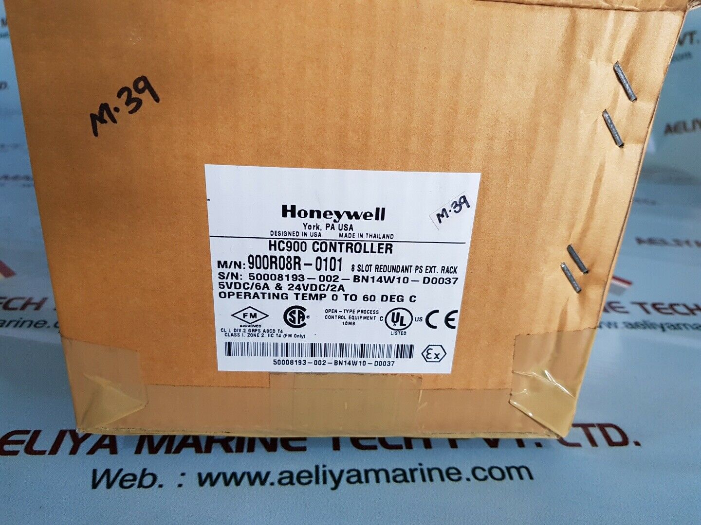 Honeywell 900r08r-0101 8 slot hc900 controller