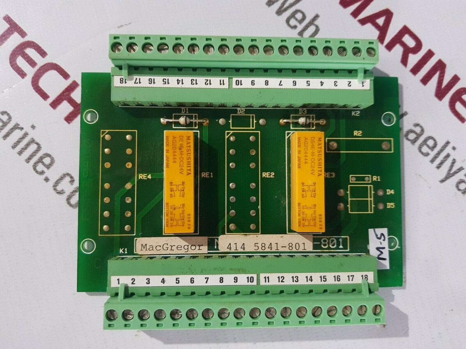 Macgregor hagglunds 414 5841-801 pcb card 