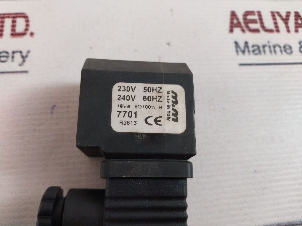 M&M 7701 Solenoid Valve Coil 1-50Bar Ac Rd233Dtw