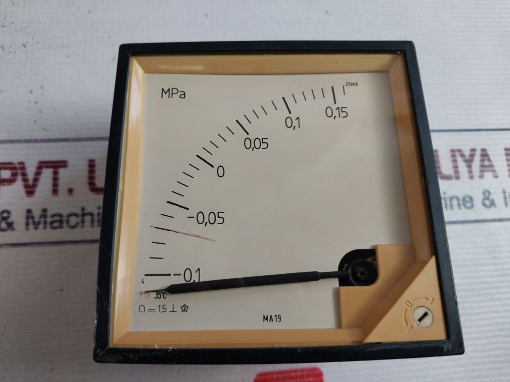 Ma19 -0,1 To 0,15 Mpa Meter