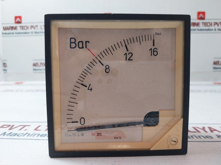 Ma19 0-16 Bar Panel Meter 4-20 Ma