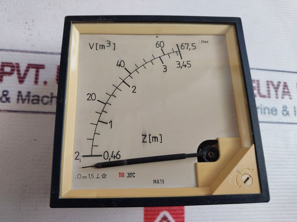Ma19 4-20Ma Panel Meter 35°C