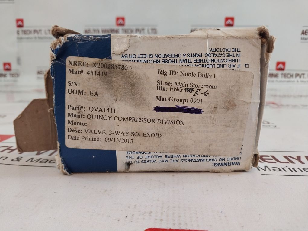 Mac 225B-110Ccaa Solenoid Poppet Valve 110V/50Hz 120V/60Hz