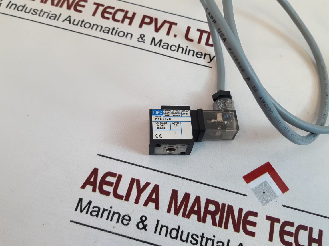 Mac Dabj-1Kd Solenoid Valve Coil
