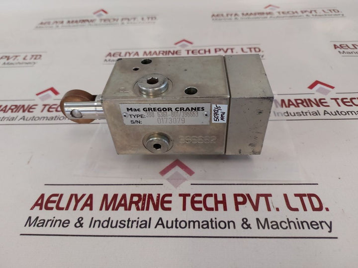 Mac Gregor Cranes 388 6361-801396663 Valve Block

