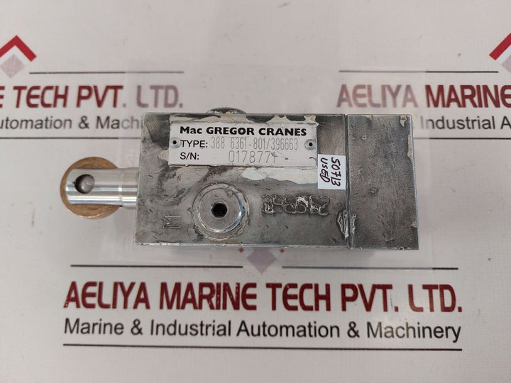 Mac Gregor Cranes 388 6361-801/396663 Valve Free Shipping