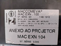 Maccomevap Rvsi 400 Ai Ig Ignitron Annex To The Projector 220V~ 60Hz