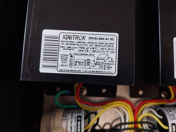 Maccomevap Rvsi 400 Ai Ig Ignitron Annex To The Projector 220V~ 60Hz