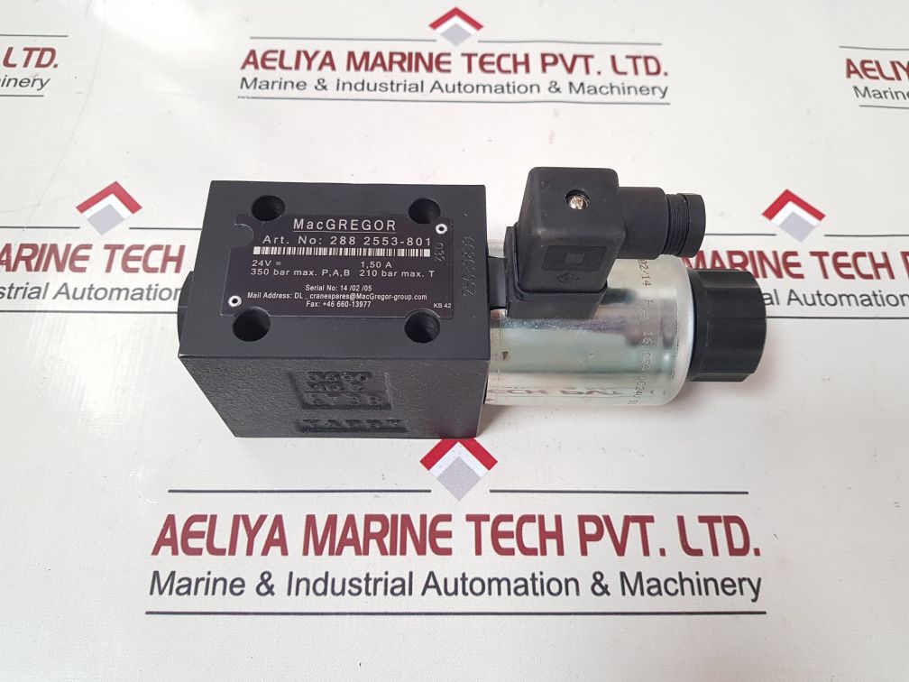 Macgregor 288 2553-801 Solenoid Valve