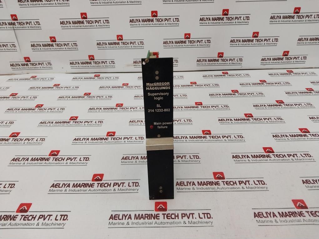 Macgregor Hagglunds Sl 214 1232-802 Supervisory Logic
