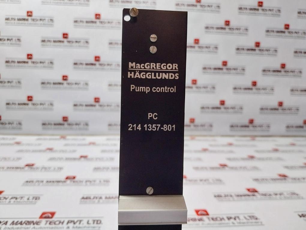 Macgregor Pc 214 1357-801 Pump Control