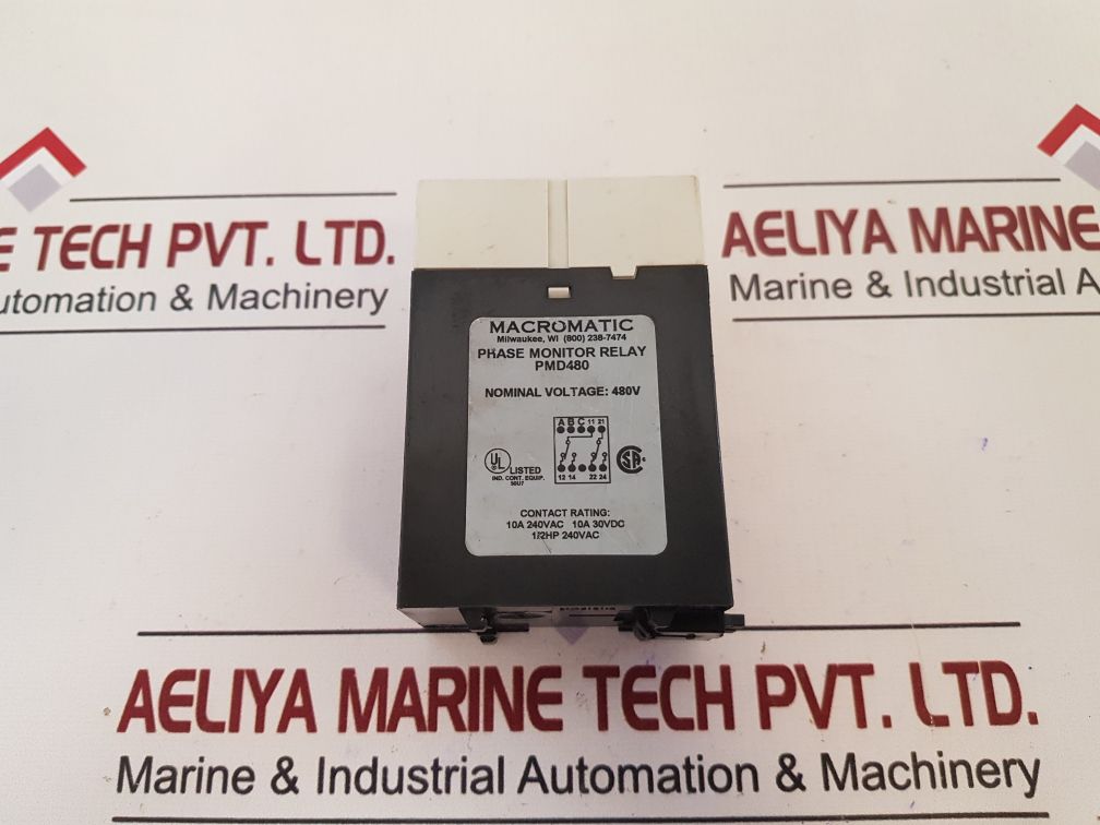 Macromatic Pmd480 Phase Monitor Relay 480V