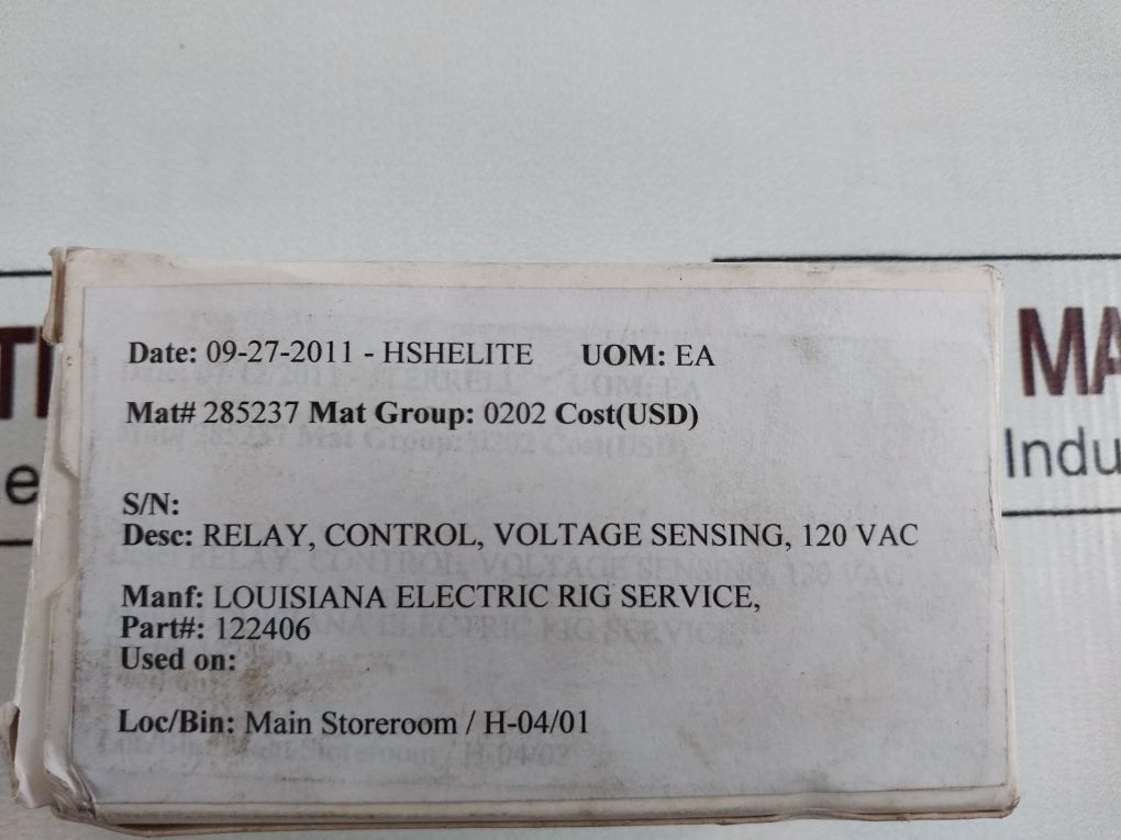 Macromatic Vmkp120A Series A Voltage Monitor Relay Over/Under Voltage